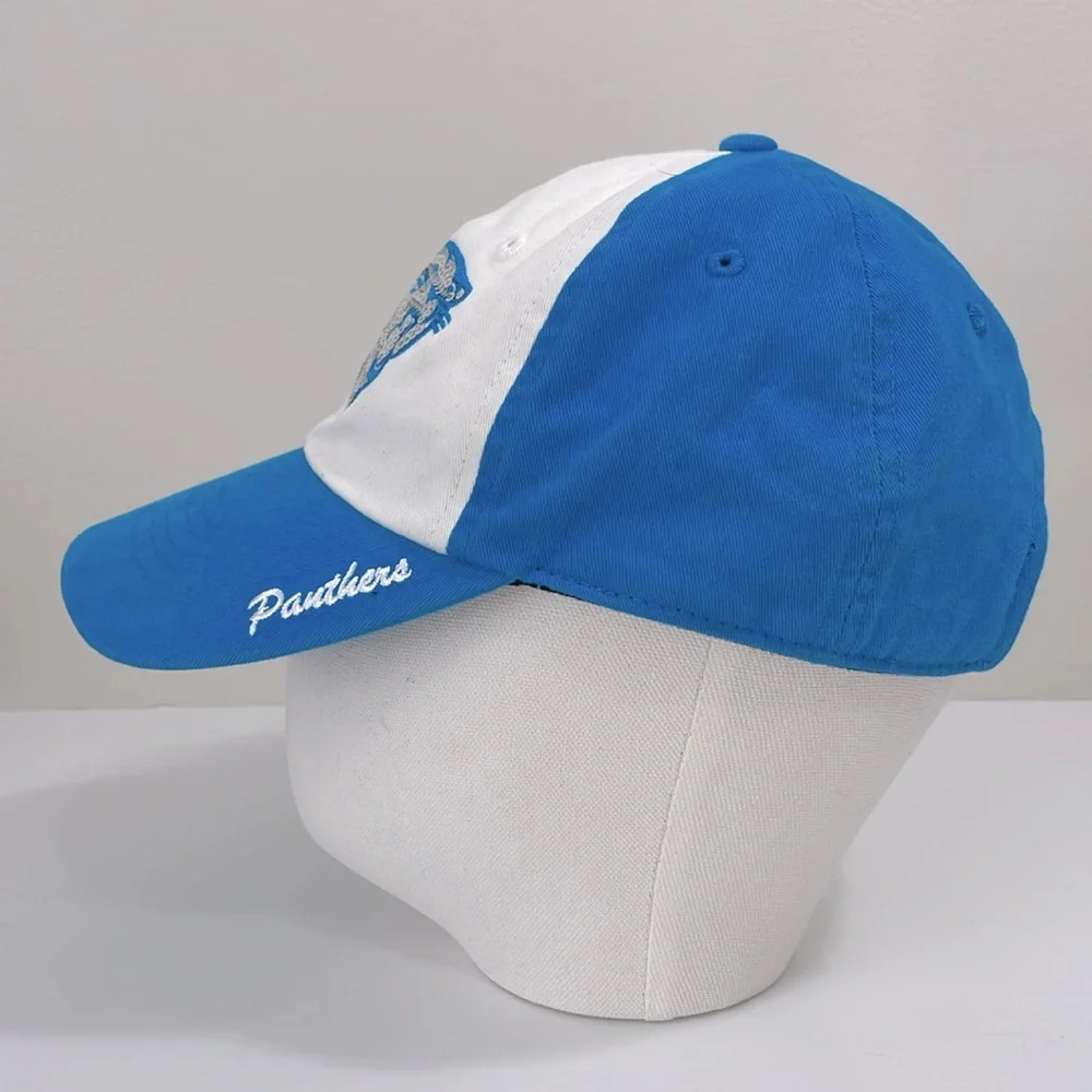 NFL Team Apparel one size adjustable Carolina Panthers‎ sequin baseball hat.